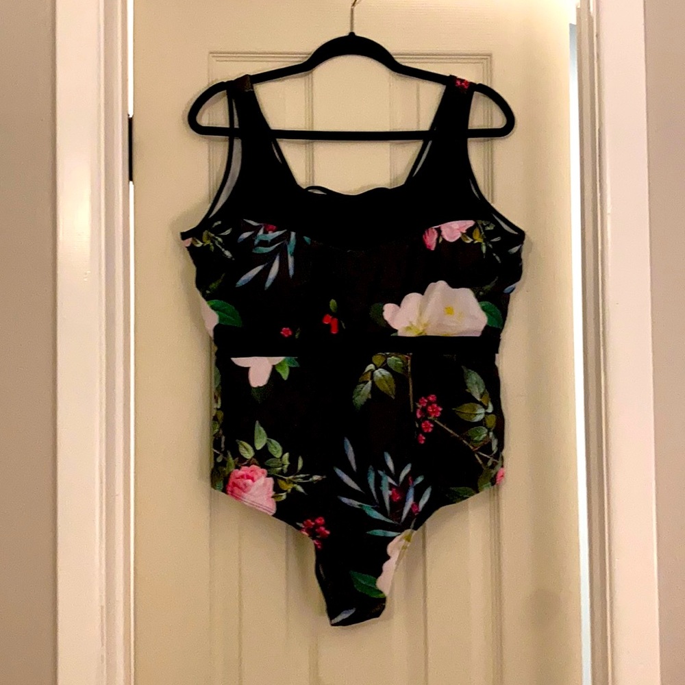 One piece bathing suit